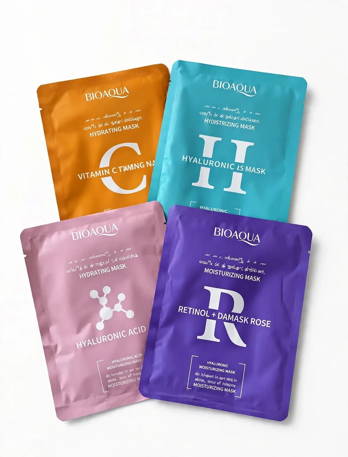 Mascarilla Velo De Acido Hialuronico, Vitamina C, Retinol Y Niacinamida