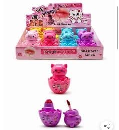 Lip Gloss 2 En 1 Rubor Y Labial Huevito