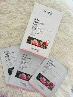 Mascarilla En Velo De Rosas Y Ah