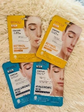 Mascarilla Velo De Acido Hialuronico, Retinol
