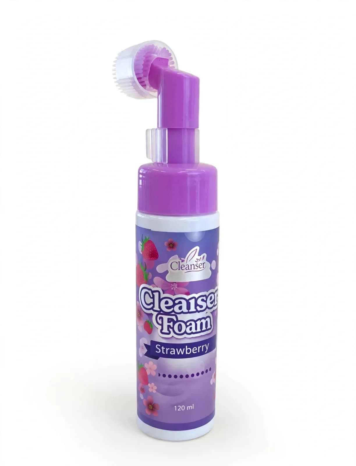 Jabon Facial Con Cepillo Siliconado De Fresa
