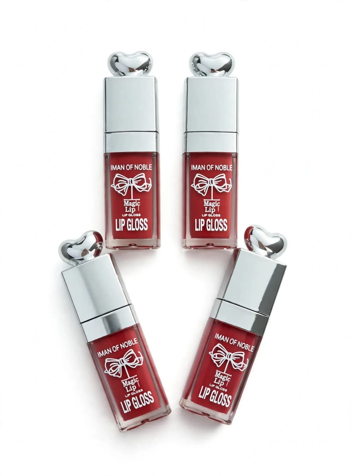 Brillo Labial Tapa De Corazon