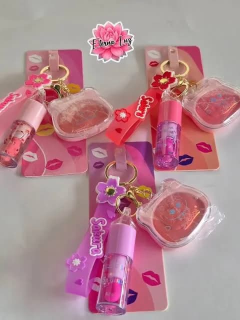 DUO DE LIP GLOSS RUBOR+ LLAVERO