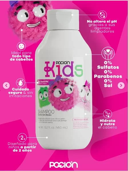 SHAMPOO Y ACONDICIONADOR KIDS