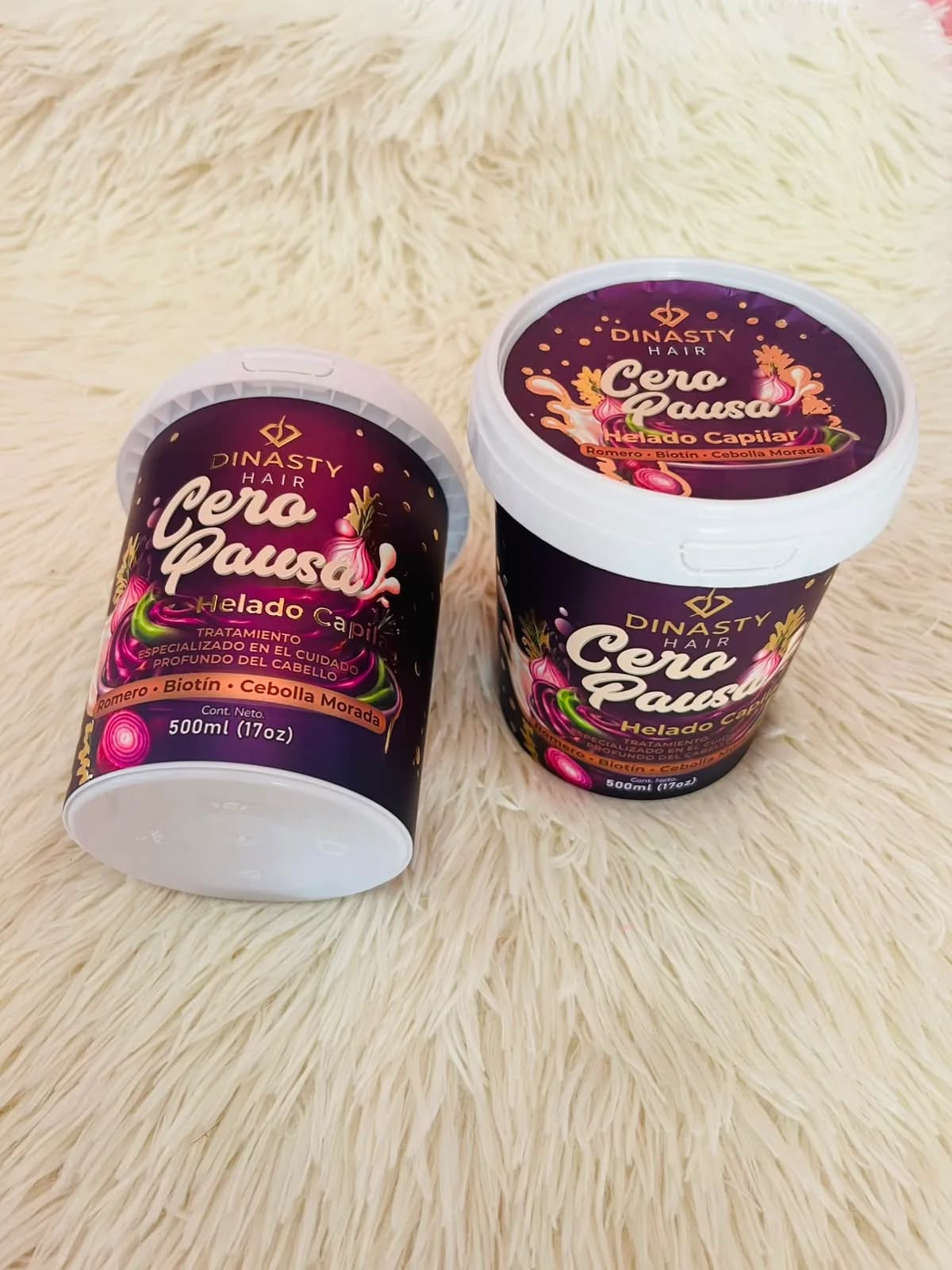 TRAMIENTO DE ROMERO, BIOTIN Y CEBOLLA MORADA