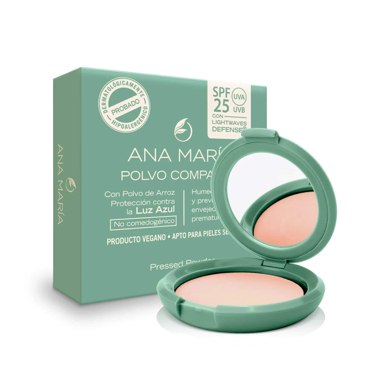 Polvo Compacto A Base De Arroz