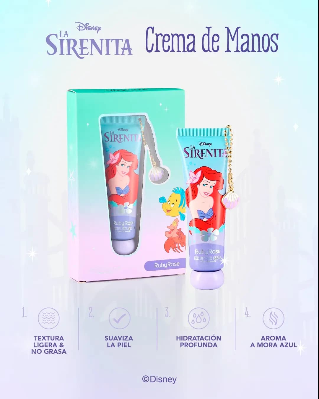 Crema Hidratante He Humectante Para Manos La Sirenita