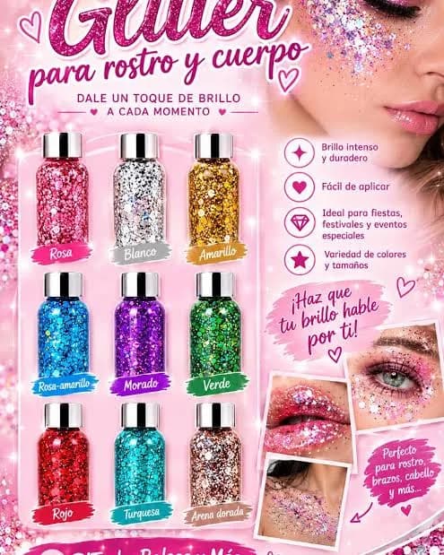 GLITTER EN GEL
