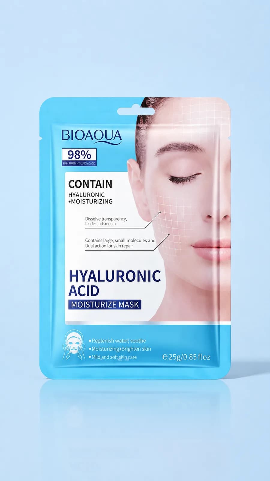 Mascarilla Velo De Acido Hialuronico, Retinol